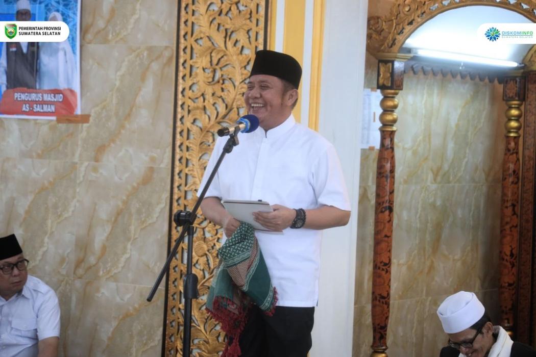Resmikan Masjid As-Salman Sukarami Palembang, Gubernur Herman Deru Pesan Agar Muliahkan Masjid Dengan Kegiatan Keagamaan