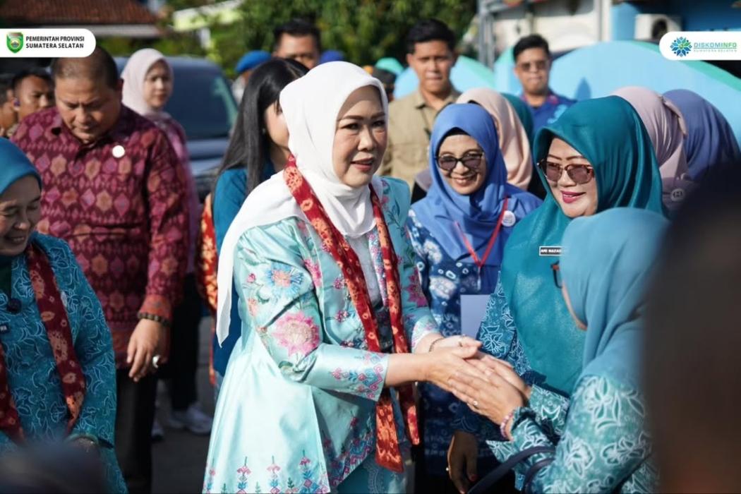 Feby Herman Deru Berikan Dukungan untuk Posyandu Anggrek V Palembang