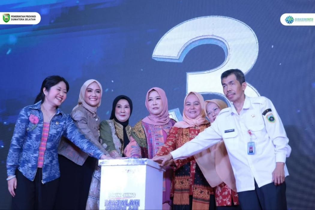 Ketua TP PKK Sumsel Hadir Meriahkan Festival Hari Pendidikan 2025