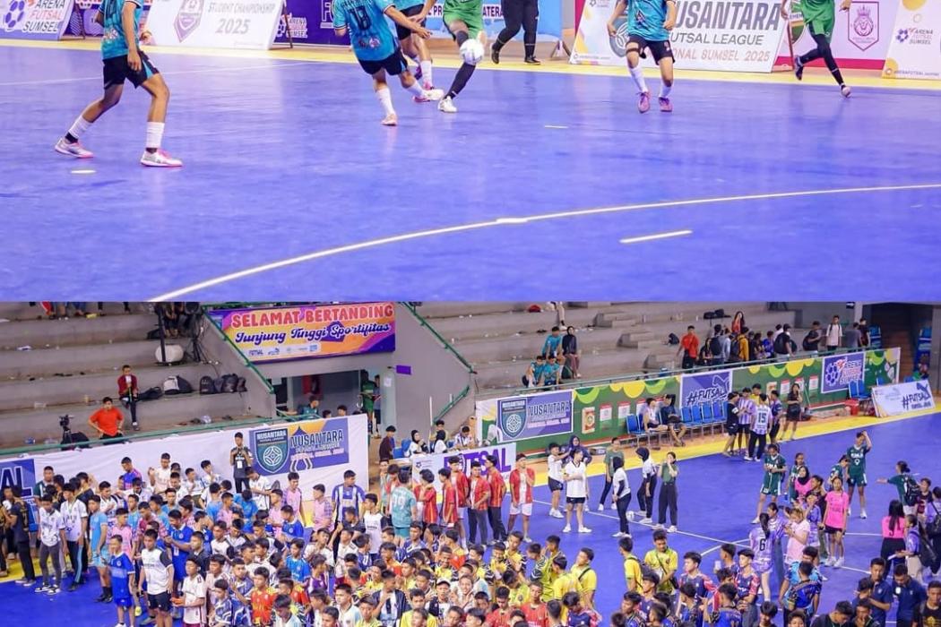 Liga Futsal Nusantara Zona Sumatera Selatan 2025 Resmi Dibuka, Siap Lahirkan Talenta Muda Futsal Sumsel