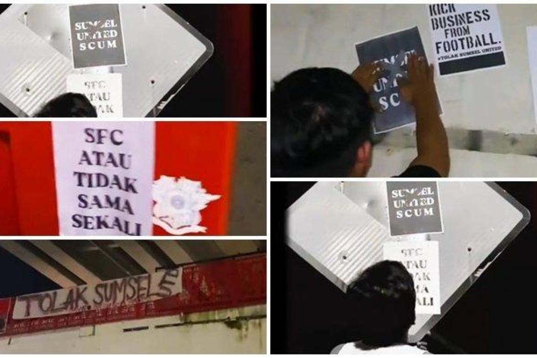 Fans Tolak Kehadiran Sumsel United di Liga, Sriwijaya FC Atau Tidak Sama Sekali