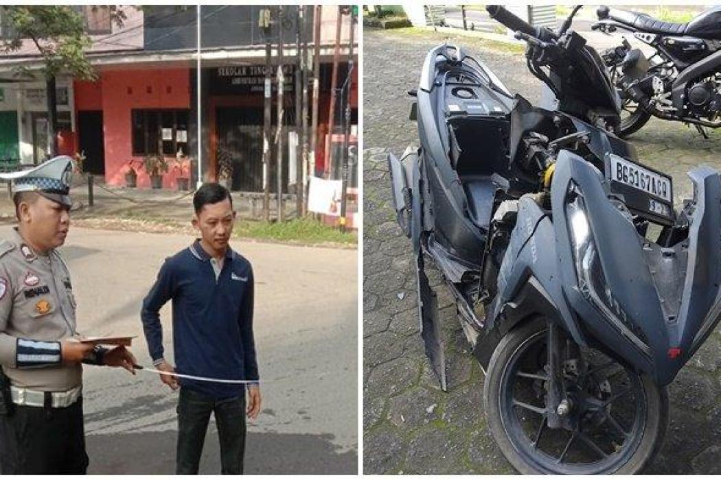 Lakalantas Maut di Jalan Puncak Sekuning Palembang, Pria Paruh Baya Tewas Ditabrak Pelajar SMA
