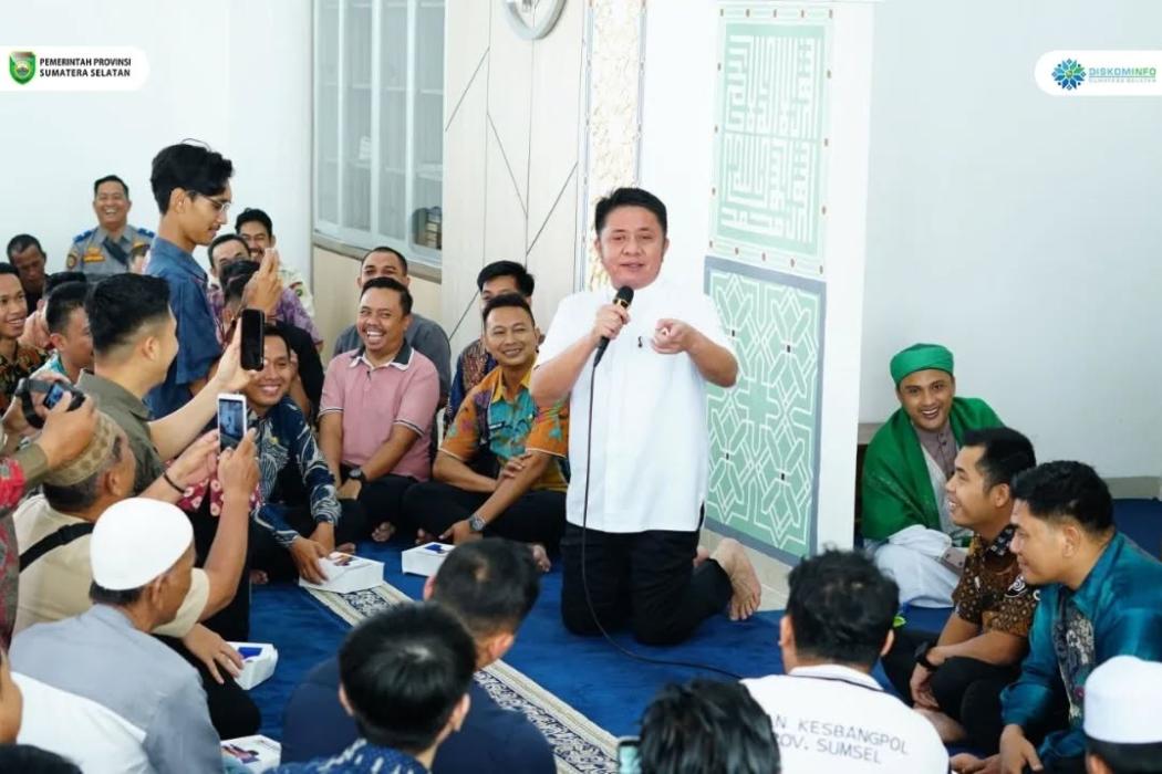 Safari Sholat Jumat, Gubernur Herman Deru Dengarkan Aspirasi ASN Pemprov Sumsel