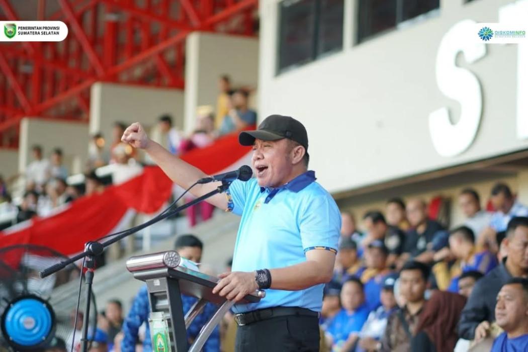 PORPROV KORPRI 2025 Dimulai, Ribuan Kontingen Kabupaten/Kota Se Sumsel Siap Bertanding Kejar Prestasi