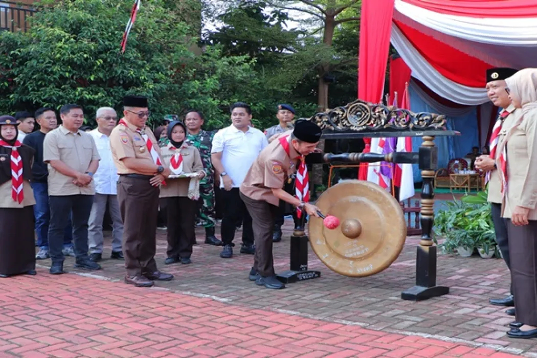 Ratusan Pelajar se-Sumsel Ikuti Golden Scout IV, Wali Kota Palembang Ajak Junjung Nilai Kebangsaan