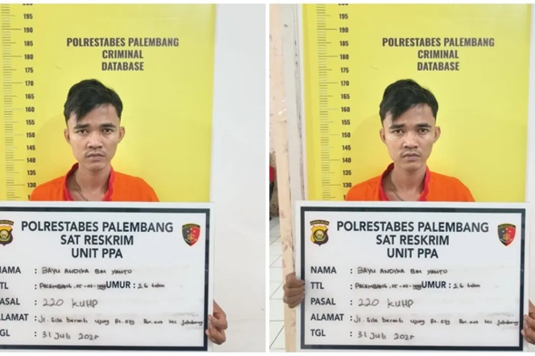 Pura-pura Dibegal, Pemuda di Palembang Ini Ditangkap Polisi Usai Buat Laporan Palsu