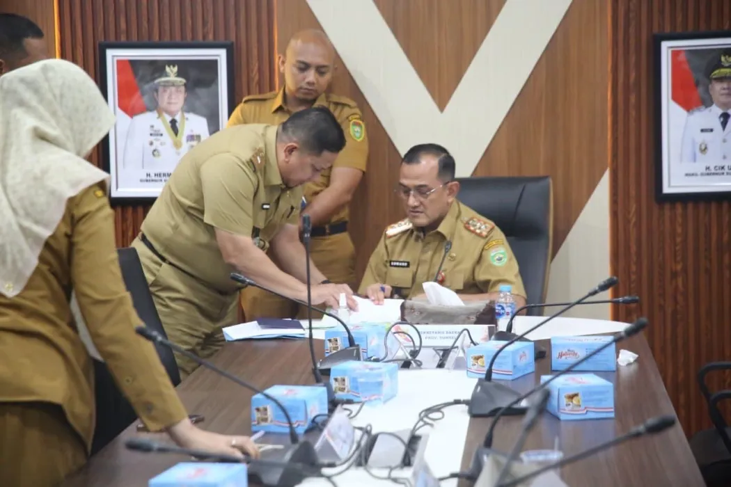 Pemprov Sumsel Bahas Penyelesaian Lahan Mozaik 5 dan 6 Guna percepatan pembangunan Pelabuhan Tanjung Carat