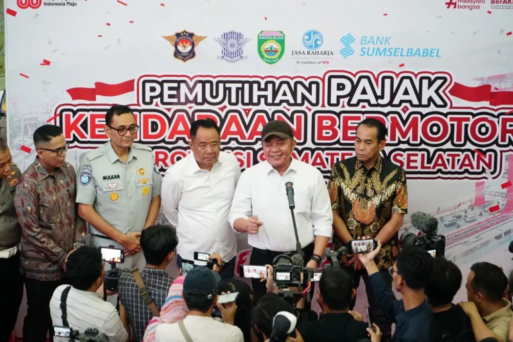 Gubernur Herman Deru Launching Program Pemutihan Pajak Kendaraan Bermotor