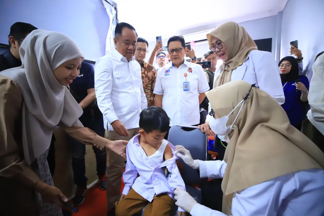Wagub Sumsel Cik Ujang Tinjau Program Pemeriksaan Kesehatan Gratis