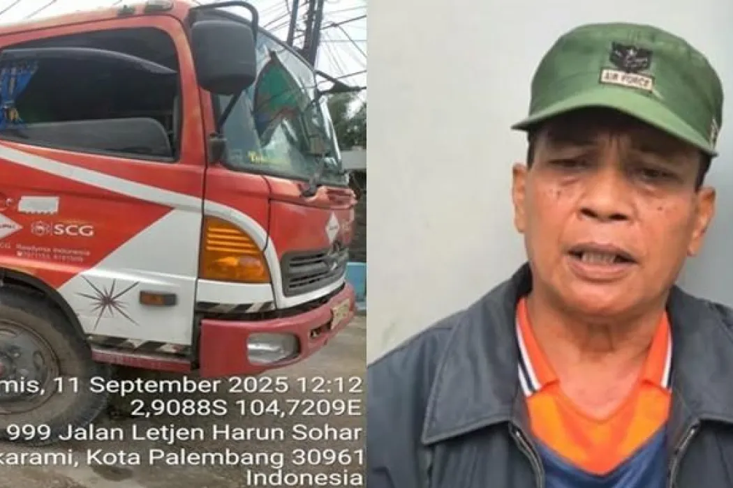 Kecelakaan Maut di Palembang, Ibu Muda Tewas Terlinda Truk Molen Anak Usia 5 Tahun Selamat