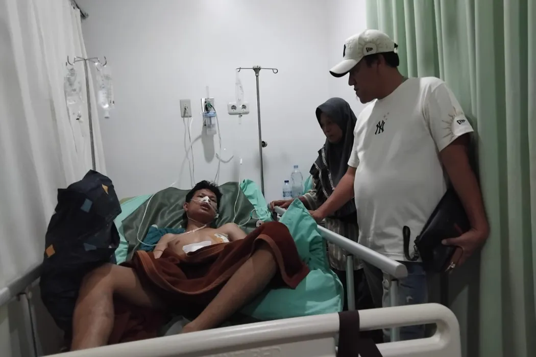 Aksi Mulia Wapres Sriwijaya FC, David Besuk Anggota Singa Mania Korban Penusukan di Laga SFC vs Persiraja