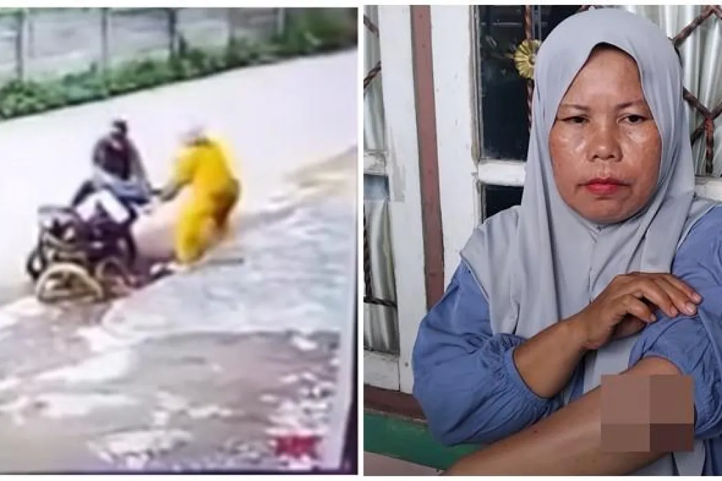 Cerita Pilu Ibu-ibu Korban Begal di Talang Kelapa Palembang, Motor Baru Kredit 4 Bulan Tangan Kena Bacok